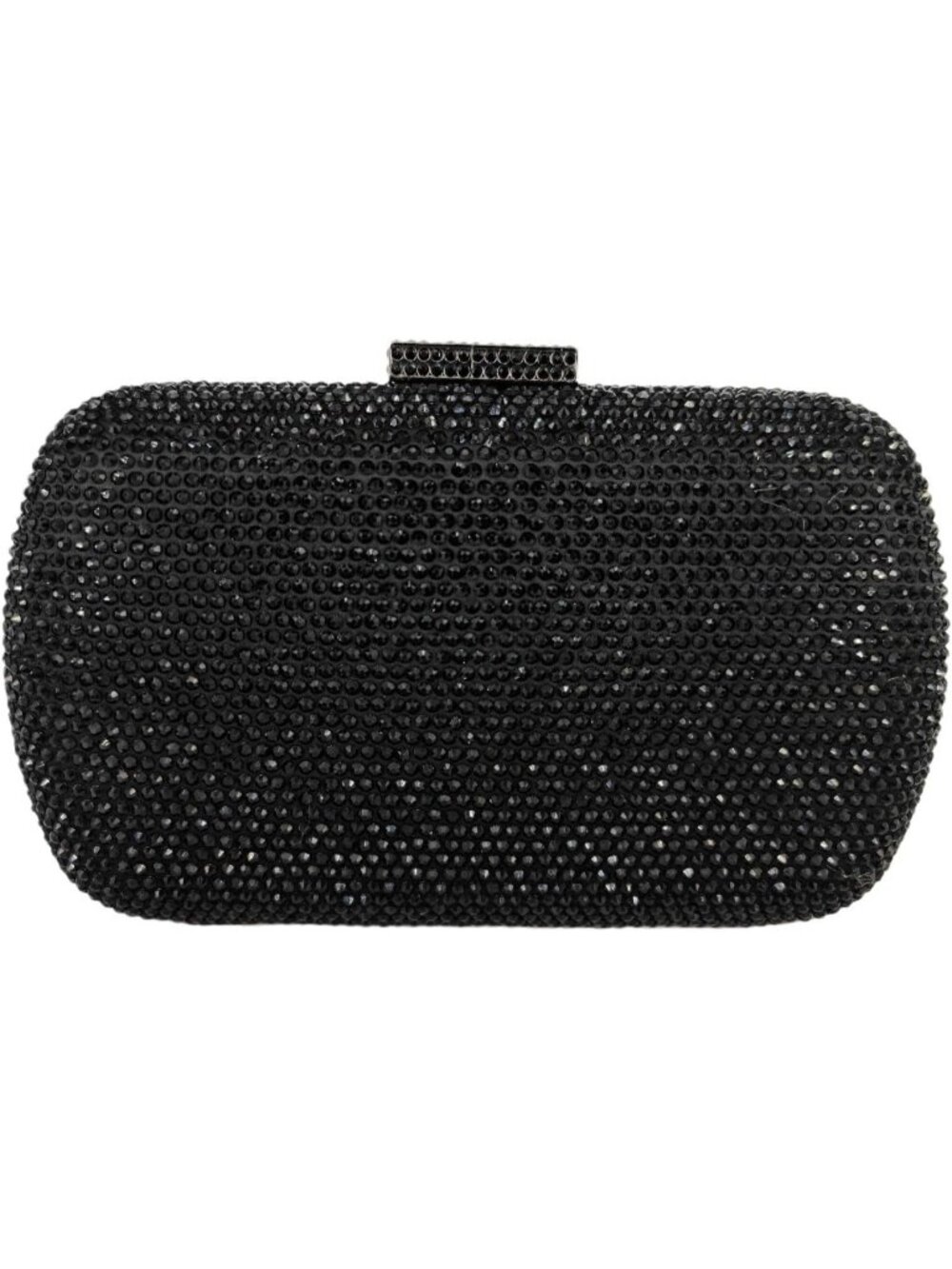 Women's Black Mini Rhinestone Clutch Purse Crystal Wedding Formal Evening Bag